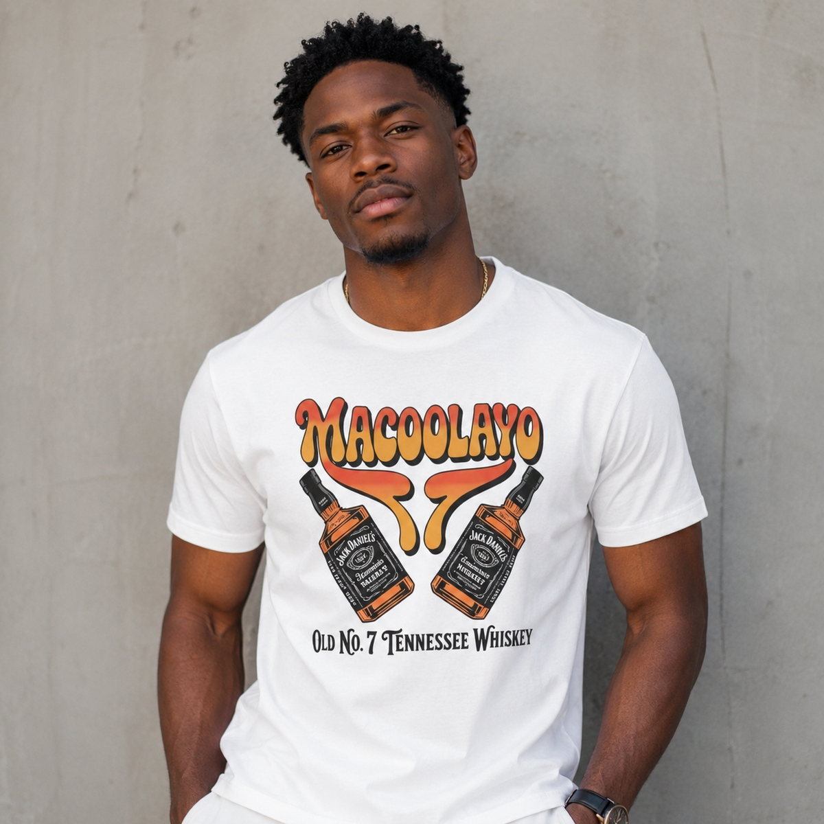MaCOOLAYO / regular fit Tee